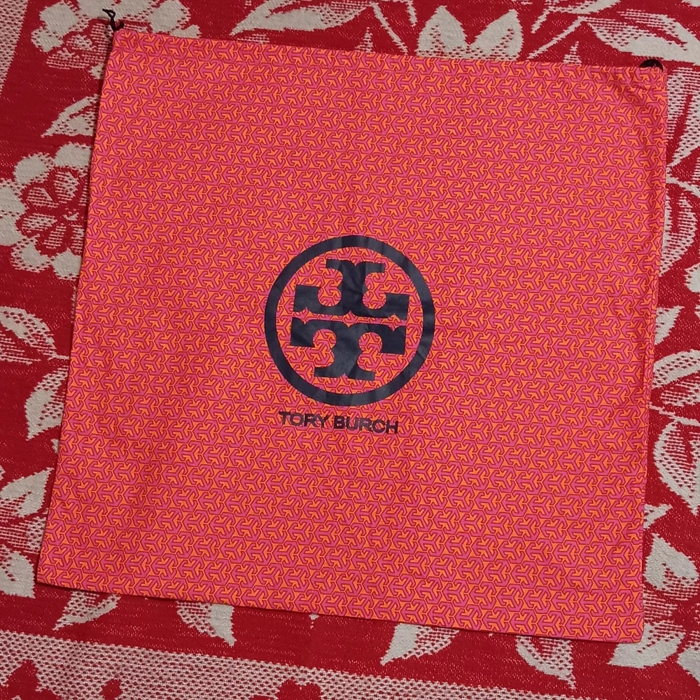 Tory Burch Dust Bag Protection 21"X21" Orange Pink